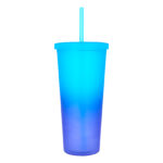 TERMO AZUL ARCOIRIS (T 275 - PLÁSTICO/RUBBER)