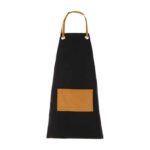 DELANTAL CUCINE NEGRO/CAFE (HO 083 - LONETA)