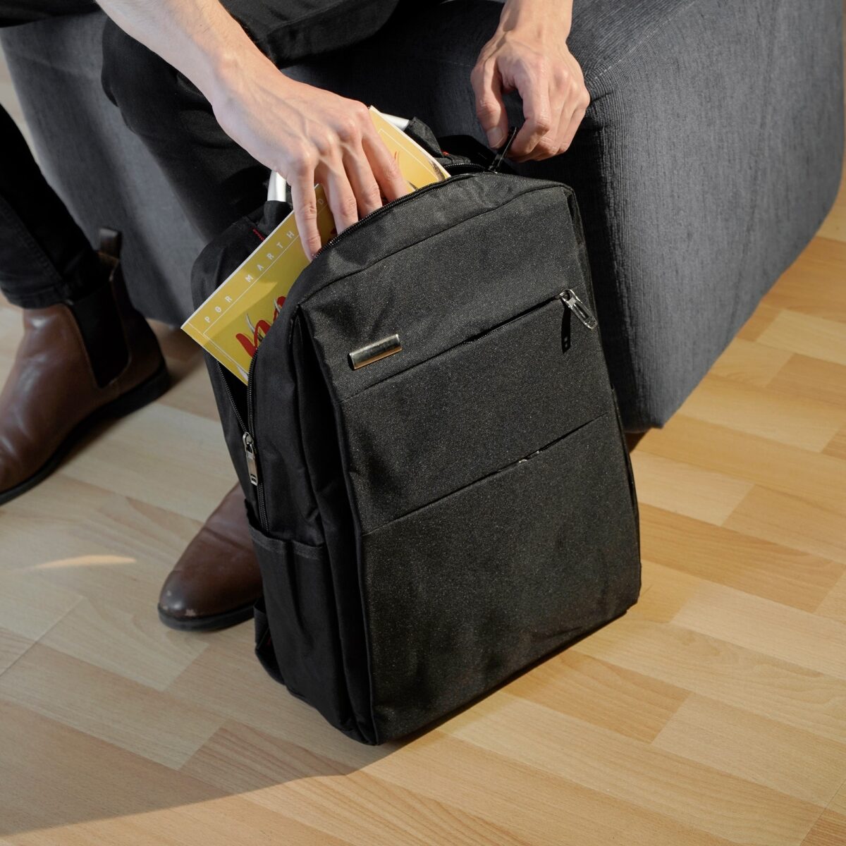MOCHILA SAGAN NEGRO (BL 051 - POLIÉSTER) - Image 12