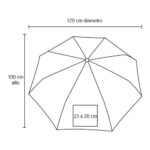 PARAGUAS CADDIE ROJO (PM 07 - POLIÉSTER) - Image 2