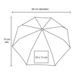 PARAGUAS KUALI VERDE (PM 09 - POLIÉSTER) - Image 2
