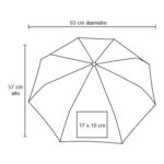 PARAGUAS OWEN AZUL (PM 08 - POLIÉSTER) - Image 2
