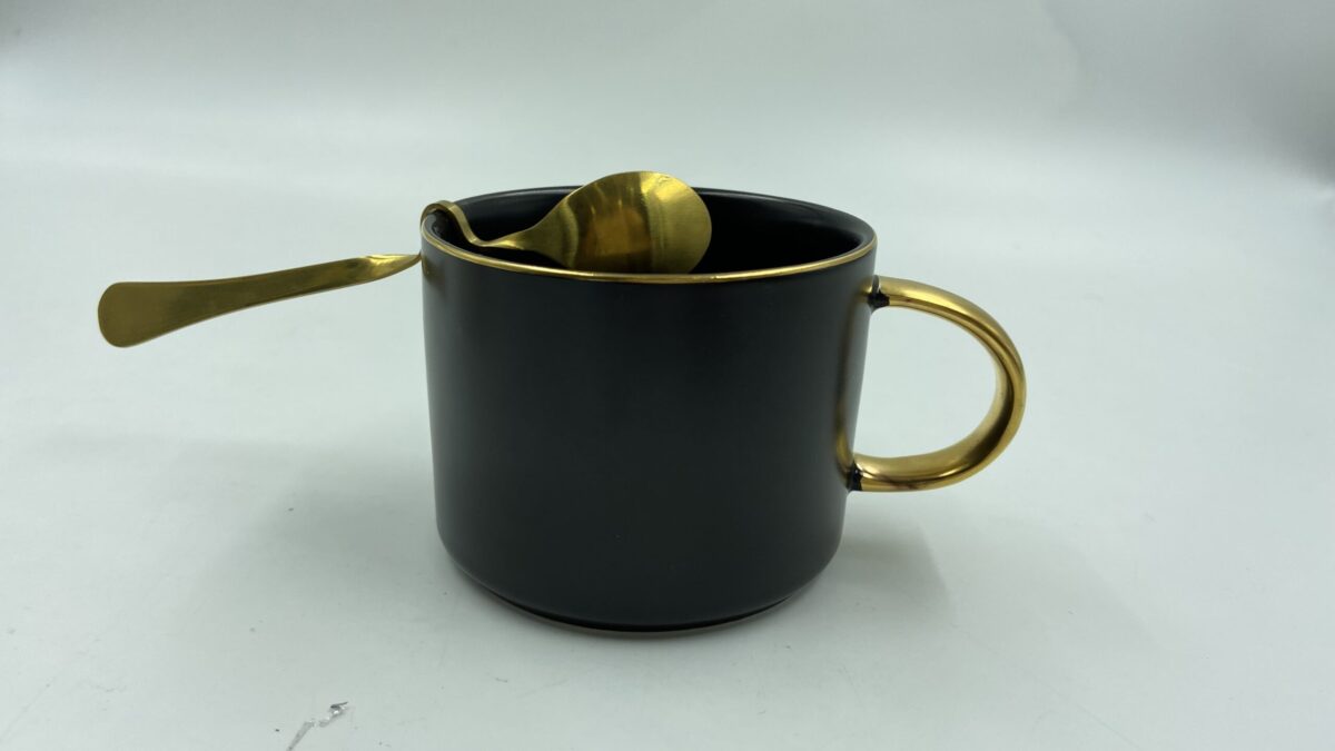 TAZA CAPUCCINO BLANCO (HO 054 - CERÁMICA / METAL) - Image 8