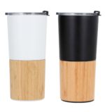 TERMO TAKE NEGRO (T 229 - ACERO INOXIDABLE/BAMBÚ) - Image 7
