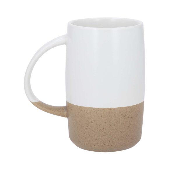 TAZA TERRACOTA BLANCO (HO 133 - CERÁMICA)