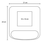 MOUSEPAD WRISTE NEGRO (O 104 - POLIÉSTER) - Image 2