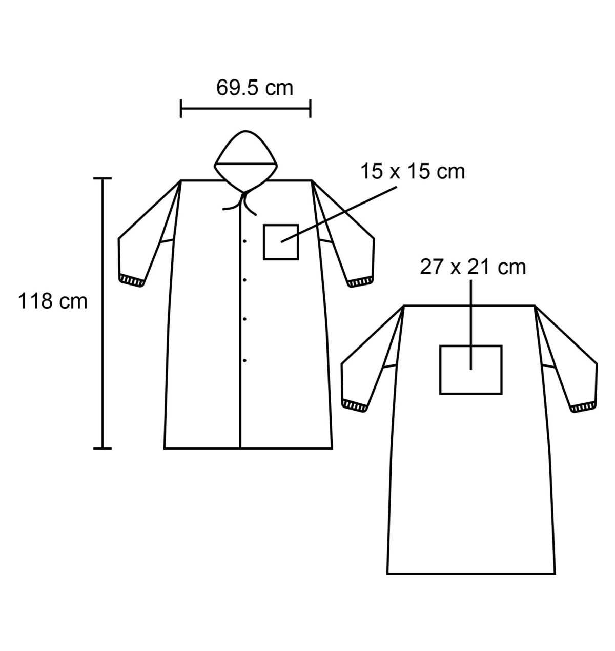 IMPERMEABLE NIMBO AZUL (PM 12 - POLIÉSTER) - Image 2