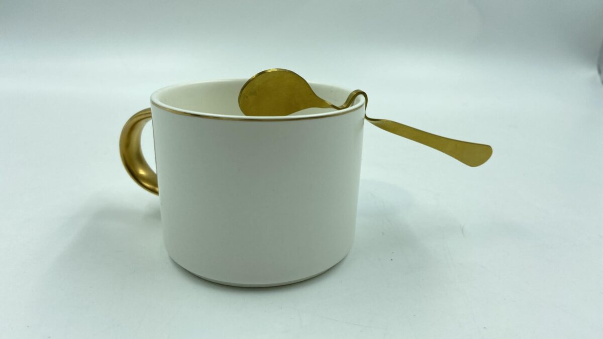 TAZA CAPUCCINO BLANCO (HO 054 - CERÁMICA / METAL) - Image 11
