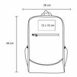 MOCHILA FOX GRIS (BL 123 - POLIÉSTER / CURPIEL) - Image 2