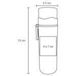 TERMO MAKAU NEGRO (T 164 - ACERO INOXIDABLE / PLÁSTICO) - Image 2