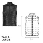 CHALECO CHARGER NEGRO-LARGE (CH 003 - NYLON)