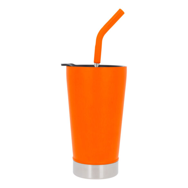 TERMO NARANJA FRIENDS (T 256 - ACERO INOXIDABLE)