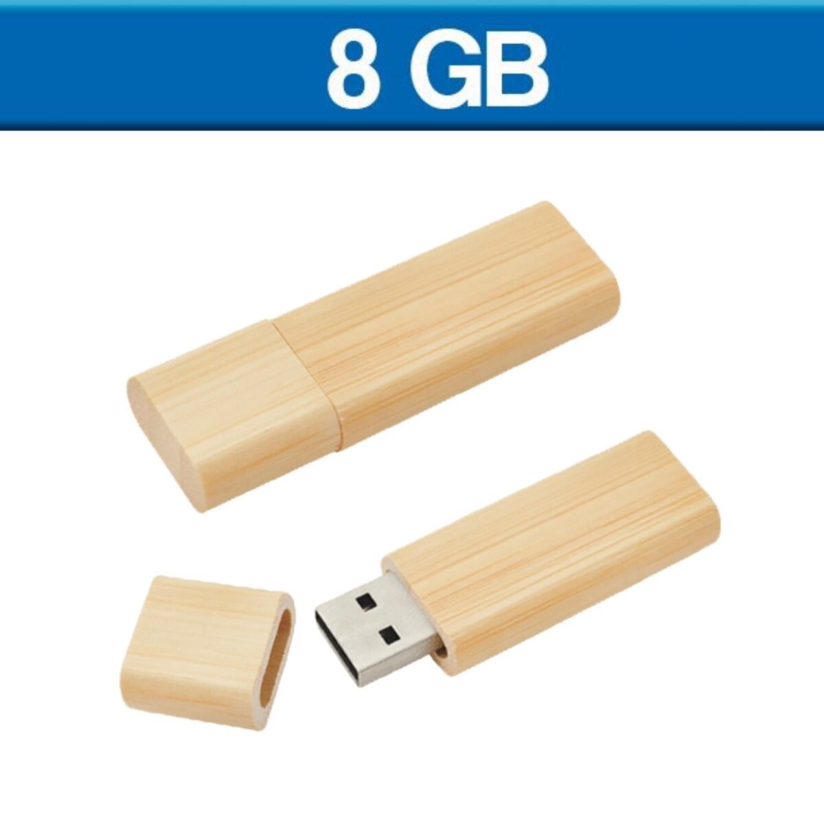 MEMORIA USB BAMBU 8GB (USB112-U) ECOLÓGICA - Image 1