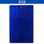 MEMORIA USB PREMIUM CARD 8GB (USB129-U) AZUL