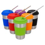 VASO FRAPPE AZUL (T 168 - ACERO INOXIDABLE / SILICÓN) - Image 3