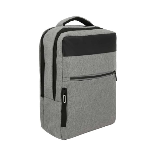 MOCHILA CAIRO GRIS (BL 154 - POLIÉSTER)