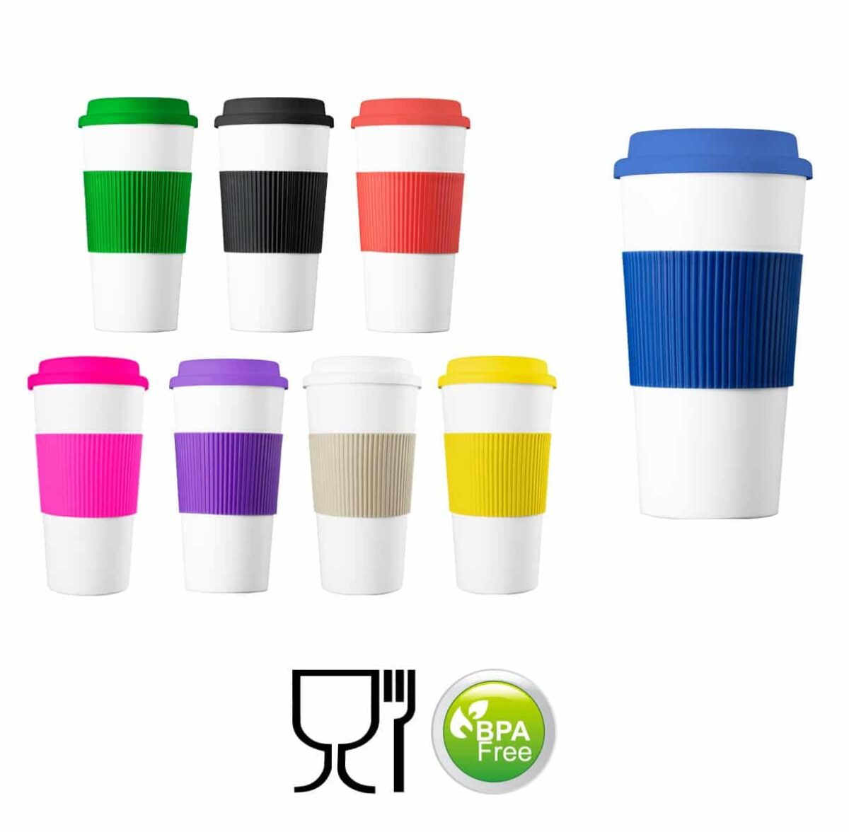 TERMO MUG AMARILLO (T 21 - POLIPROPILENO) - Image 3