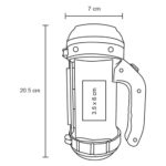 LINTERNA DOZER NEGRO (HR 038 - PLÁSTICO / METAL) - Image 6
