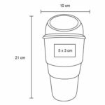 ACCESORIO TRASH NEGRO (HR 041 - PLÁSTICO) - Image 4