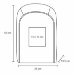 MOCHILA CORDOBA GRIS (BL 143 - POLIÉSTER) - Image 2