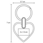 LLAVERO HATI PLATA (MK 036 - METAL) - Image 2