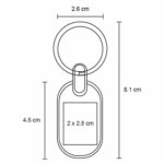 LLAVERO KILE PLATA (MK 038 - METAL) - Image 2