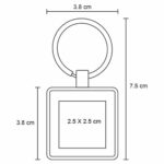 LLAVERO MELIA PLATA (MK 039 - METAL) - Image 2