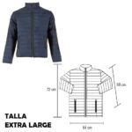 CHAMARRA ARONA AZUL-XL (CH 002 - NYLON)