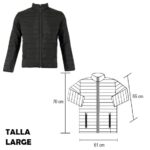 CHAMARRA ARONA NEGRO-LARGE (CH 002 - NYLON)