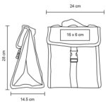 LONCHERA FLIP GRIS (LON 022 - POLIÉSTER) - Image 4