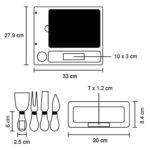 TABLA GOUDA BAMBU (HO 098 - BAMBÚ / ACERO INOXIDABLE) - Image 2