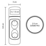 AUDÍFONOS MORAT GRIS (SO 092 - PLÁSTICO / ALUMINIO) - Image 2