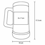 TARRO CHARRO BLANCO (T 200 - ACERO INOXIDABLE) - Image 2