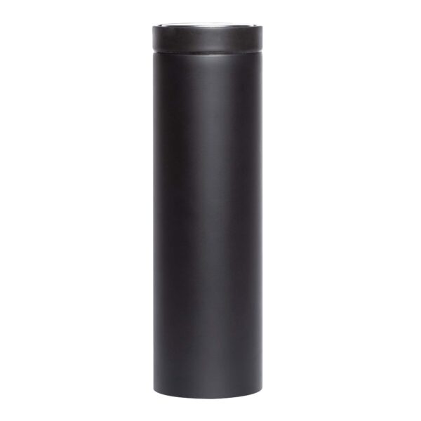 TERMO PUSH NEGRO (T 201 - ACERO INOXIDABLE)