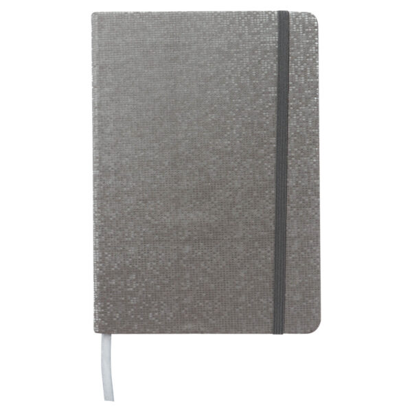 LIBRETA GRIS PIXEL (O 117 - POLIURETANO)