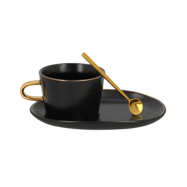 TAZA CHIP NEGRO (HO 104 - CERÁMICA / METAL)