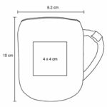 TAZA CANELA BLANCO (HO 106 - CERÁMICA/METAL) - Image 2