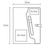 CARPETA LUPIN NEGRO (O 091 - POLIURETANO/POLIÉSTER) - Image 4