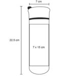 TERMO CADILLAC PLATA (T 182 - ACERO INOXIDABLE / PLÁSTICO) - Image 6