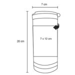 TERMO CRAYOLA NEGRO (T 189 - ACERO INOXIDABLE / PLÁSTICO) - Image 8