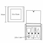 TABLA CHEDDAR BAMBU (HO 068 - BAMBÚ / ACERO INOXIDABLE) - Image 2