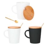 TAZA LUNGO BLANCO (HO 086 - BAMBÚ / CERÁMICA) - Image 3