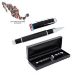 BOLÍGRAFO CISNEROS NEGRO (FM 930 HUICHOL - FIBRA DE CARBONO/METAL) - Image 3