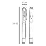 BOLÍGRAFO CISNEROS NEGRO (FM 930 HUICHOL - FIBRA DE CARBONO/METAL) - Image 4