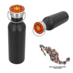 CILINDRO SIQUEIROS NEGRO (T 53 HUICHOL - ACERO INOXIDABLE) - Image 3