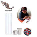 TERMO TAMAYO TRANSPARENTE (T 116 HUICHOL - VIDRIO) - Image 4