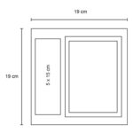 PORTARRETRATOS WALDORF BLANCO (HO 064 - CRISTAL) - Image 2