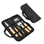 SET ENTRECOT NEGRO (HO 062 - POLIÉSTER/ACERO INOX/MADERA) - Image 3