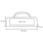 SET ENTRECOT NEGRO (HO 062 - POLIÉSTER/ACERO INOX/MADERA) - Image 2