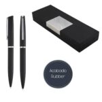 BOLÍGRAFO KAFKA NEGRO (PT 1518-1 - ALUMINIO/RUBBER) - Image 3